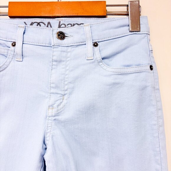YOGA JEANS Light Blue Skinny Jeans | Mid-Rise Stretch Denim | Size 25 * - Picture 6 of 10